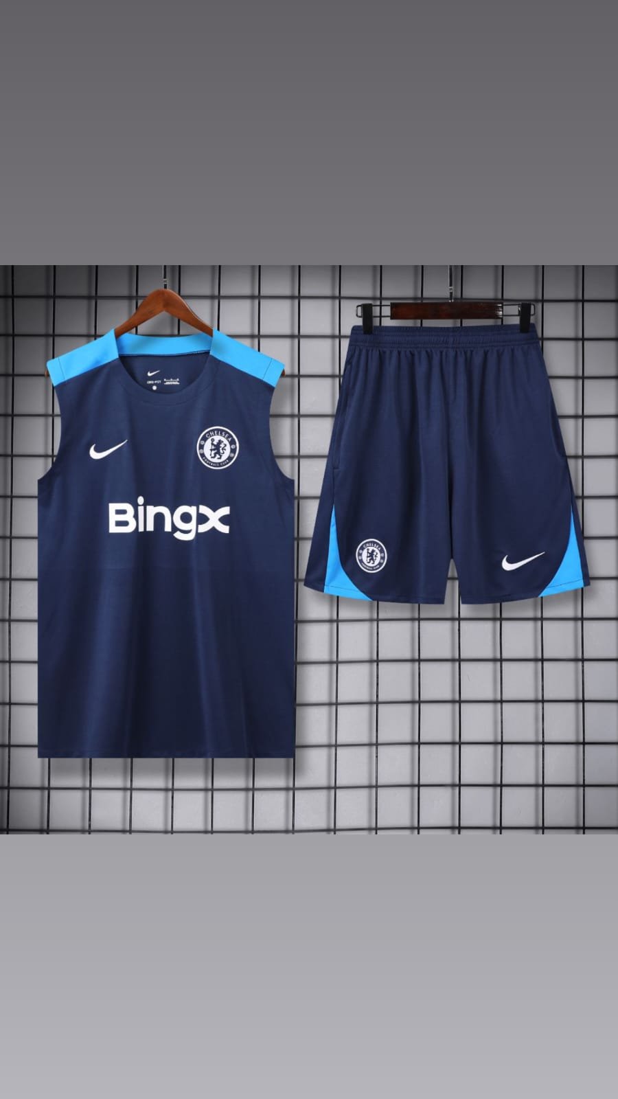 Conj. chelse, azul