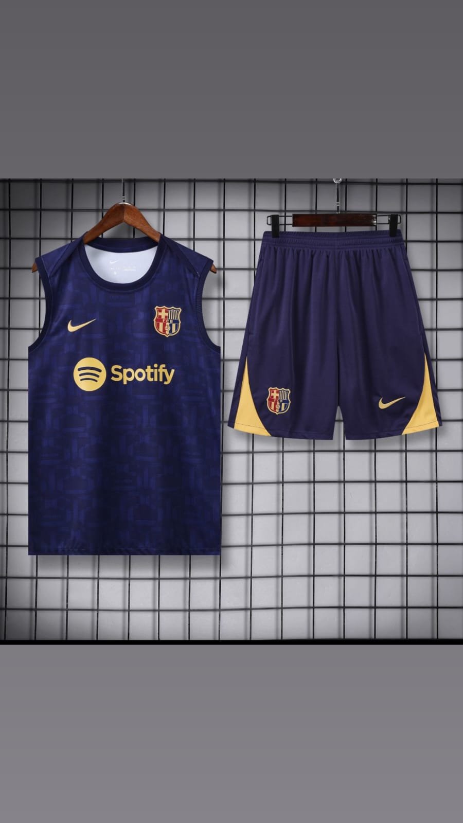 Conj. barça, azul escuro